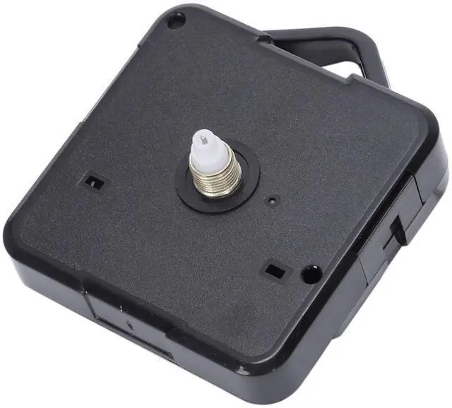 Alt view image 4 of 7 - Quartz Wall Clock Movement Mechanism Black DIY Repair Parts Kit Clock Movement Mechanism