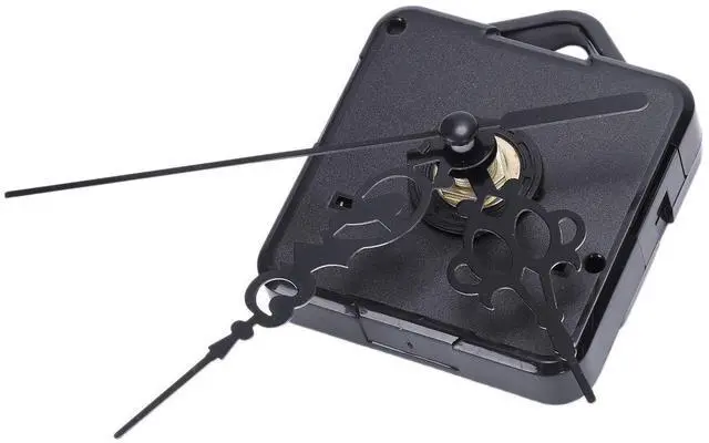Alt view image 5 of 7 - Quartz Wall Clock Movement Mechanism Black DIY Repair Parts Kit Clock Movement Mechanism