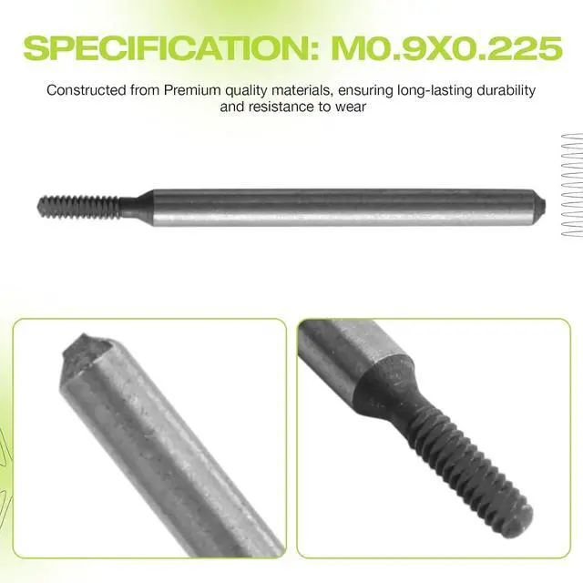 Alt view image 5 of 7 - 1Pcs M0.9 HSS Mini Tap Watch Crown Repair Tool