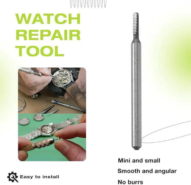 Alt view image 6 of 7 - 1Pcs M0.9 HSS Mini Tap Watch Crown Repair Tool