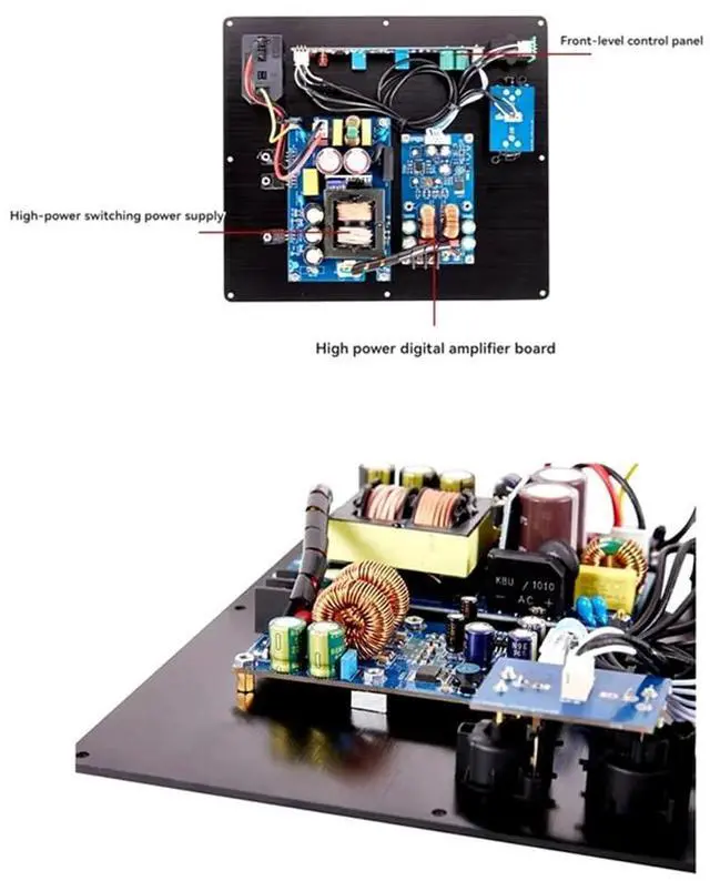 Alt view image 3 of 6 - New Upgrade TPA3255 Subwoofer Active Speaker Amplifier Board Digital Active Amplifier Board Pure Home Audio System