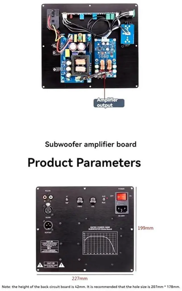 Alt view image 4 of 6 - New Upgrade TPA3255 Subwoofer Active Speaker Amplifier Board Digital Active Amplifier Board Pure Home Audio System