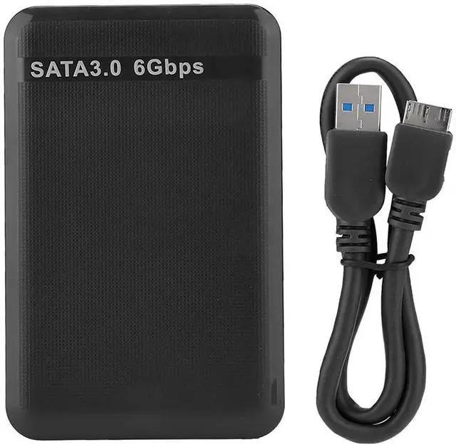 Main image of USB3.0 SATA3.0 High Speed 6Gbps Mobile Hard Disk Enclosure 2.5 Inch Black Support 3TB UASP Hard Disk Enclosure