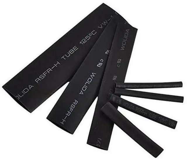 Alt view image 4 of 7 - 127Pcs Shrink Sleeving Tubing Tube Assortment Kit Electrical Connection Electrical Wire Wrap Cable