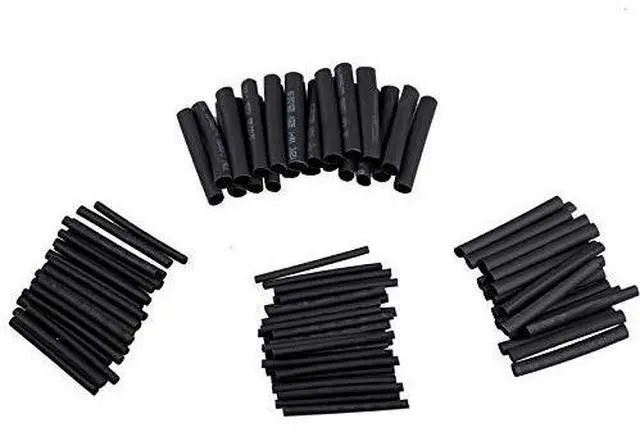Alt view image 6 of 7 - 127Pcs Shrink Sleeving Tubing Tube Assortment Kit Electrical Connection Electrical Wire Wrap Cable