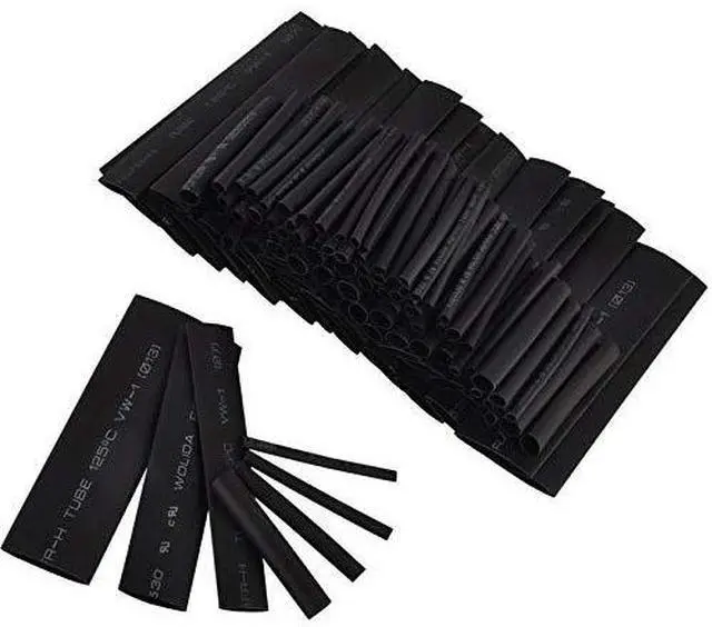 Alt view image 7 of 7 - 127Pcs Shrink Sleeving Tubing Tube Assortment Kit Electrical Connection Electrical Wire Wrap Cable