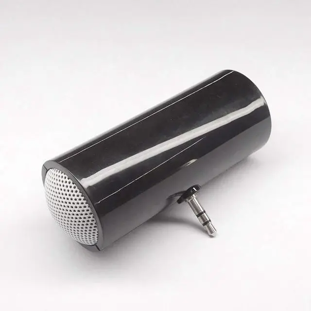 Alt view image 5 of 6 - 3.5mm Jack Stereo Mini Speaker Portable MP3 Music Player Speaker Amplifier Loudspeaker for Mobile Phone Tablet PC-Black