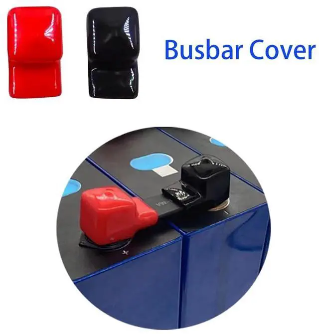 Alt view image 3 of 7 - 16 Pcs Loose Protector Battery Terminal Cover Battery Flexible Busbar Isolation Cover Terminal 280Ah Cells Insulation, Easy to Use