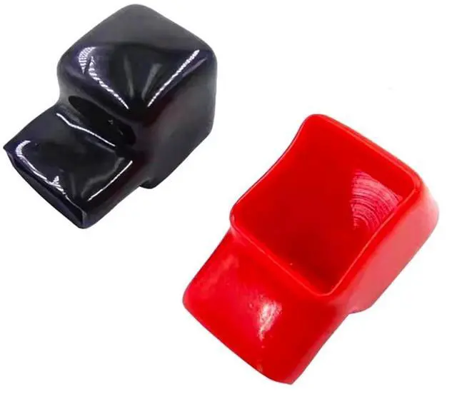 Alt view image 6 of 7 - 16 Pcs Loose Protector Battery Terminal Cover Battery Flexible Busbar Isolation Cover Terminal 280Ah Cells Insulation, Easy to Use