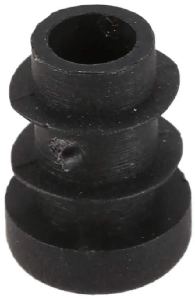 Alt view image 6 of 7 - 12 Pcs Plastic 12mm Pipe End Blanking Caps Bung Tube Insert Plug Round Black
