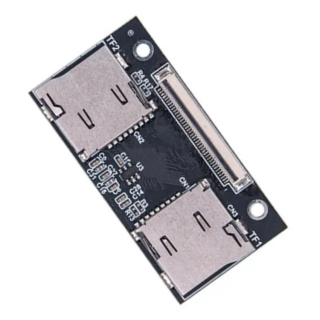 Alt view image 6 of 6 - TF Adapter Card Dual TF Card to ZIF Anti-Interference Connection Card Suitable for Computer and Game Consoles