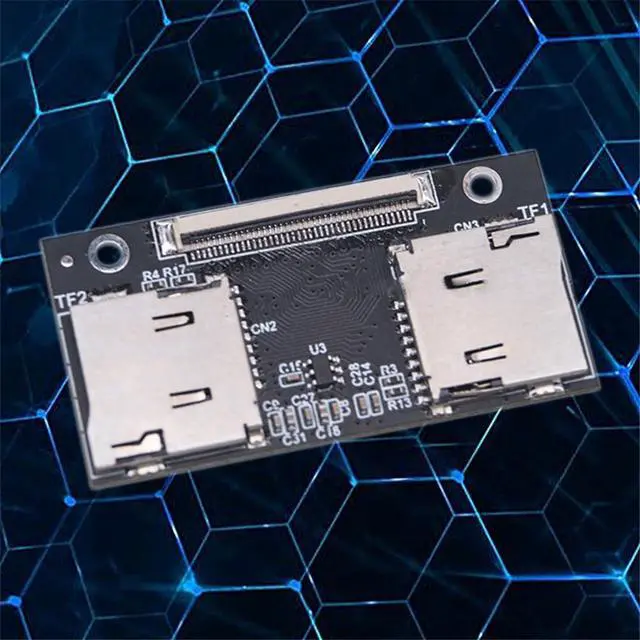 Alt view image 5 of 6 - TF Adapter Card Dual TF Card to ZIF Anti-Interference Connection Card Suitable for Computer and Game Consoles