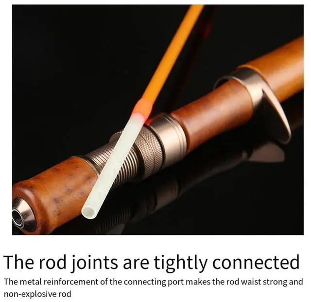 Alt view image 2 of 7 - Casting Rod Ultralight Fishing Rod Carbon Fiber Lure Pole Bait 1.5-9G Line Wood Handle Fast Trout Fishing Rods Rod