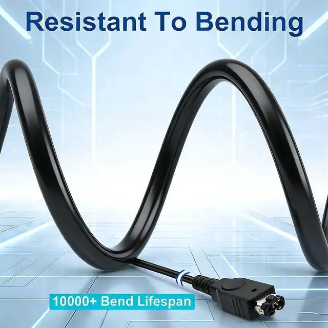 Alt view image 5 of 6 - 3.9ft GBA Link CableBlack, 2 Player Game Link Cord Compatible with GBA GBA SP Handheld Gaming Consoles