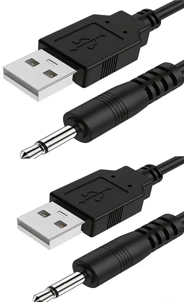 Main image of 3.5mm USB Charging Cable,AUX Audio Jack to USB Male Charging Cable Adapter,Compatible with Headphones,Speakers,Voice Recorders,MP3 Players,and Any Other Devices with a 3.5mm Port (2 Pcs)