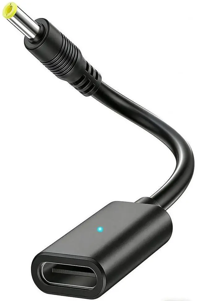 Main image of USB-C to DC Barrel Charger Adapter for PSP 1000 2000 3000, Extended Barrel Tip Supports Charging with Protective Case On, Compatible with USB-A to C & USB-C to C Charging Cables