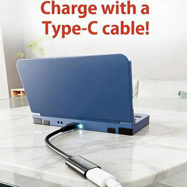 Alt view image 4 of 6 - Dual Mode USB-C Charging Cable for 3DS 2DS DSi Series Compatible with USB-A to C & USB-C to C Charging CablesOnly Charging, Does not Support Data Transmission