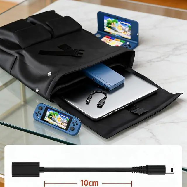 Alt view image 5 of 6 - Dual Mode USB-C Charging Cable for 3DS 2DS DSi Series Compatible with USB-A to C & USB-C to C Charging CablesOnly Charging, Does not Support Data Transmission