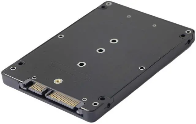 Main image of M.2 to 2.5 inch SATA Enclosure Adapter,M.2 (NGFF) SSD to SATA III Hard Drive Enclosure,B and M Key SATA Converter to SATA 3.0 Card,Support 2230 2242 2260 2280 Hard Drive with 7mm Case