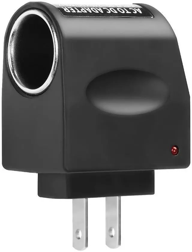 Main image of AC to DC Converter 12V 6W Car Cigarette Lighter Socket, 110V AC to 12V DC Adapter, AC/DC Power Adapter - 1Pack
