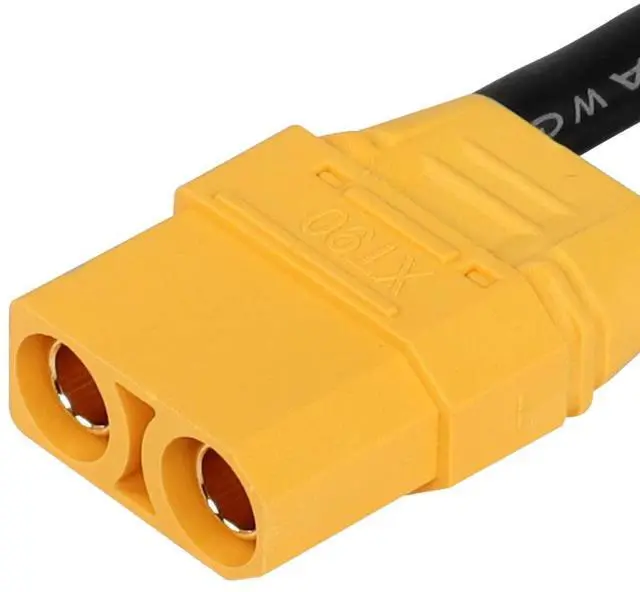 Alt view image 2 of 5 - XT90 Female Short Circuit Connector, Bind Plug Loop Connector, Double Circuit to Single Circuit for for RC Lipo Battery FPV(2-Pack)