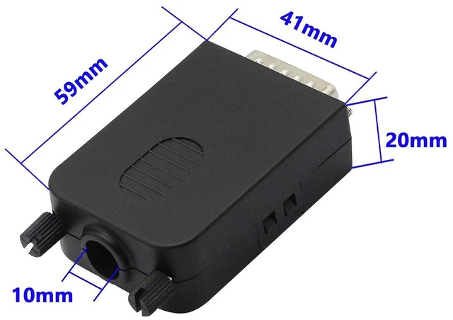 Alt view image 4 of 7 - DB15 Breakout Connector, DB15 D-SUB Male Solderless Serial to DB15 Screw Wiring