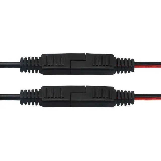 Alt view image 6 of 7 - 3ft 14AWG SAE to SAE 2 Pin Quick Disconnect Power Automotive Extension Cable for Solar Panels Battrey