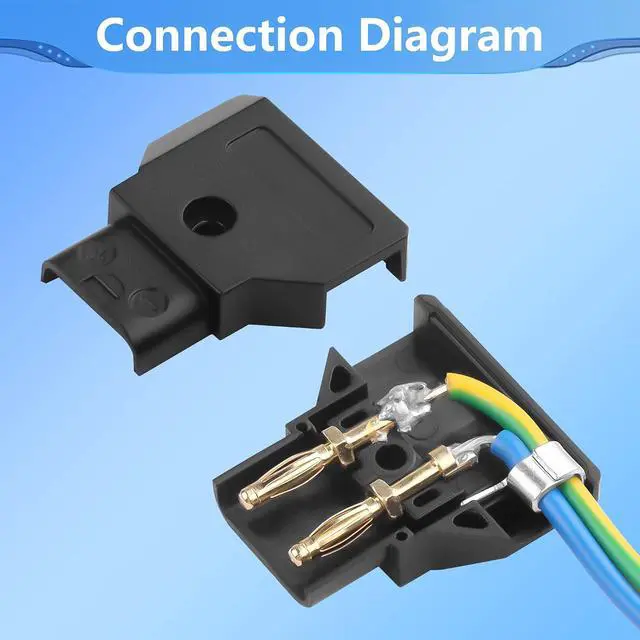 Alt view image 3 of 6 - 4PCS D-tap Plug Male DIY Connectors,D-tap P-tap Male Connector Power Plug with DSLR Anton-Bauer IDX V Mount Gold Mount Battery ARRI RED Camera Power Adapters