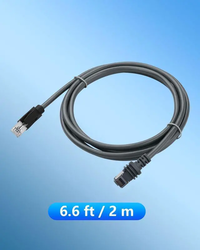 Alt view image 7 of 7 - Ethernet Cable for Starlink Mini Kit, Starlink Cable to RJ45 Replacement Cable for StarLink Mini Dish Portable & 1200Mbps High Speed (2M/6.6FT)