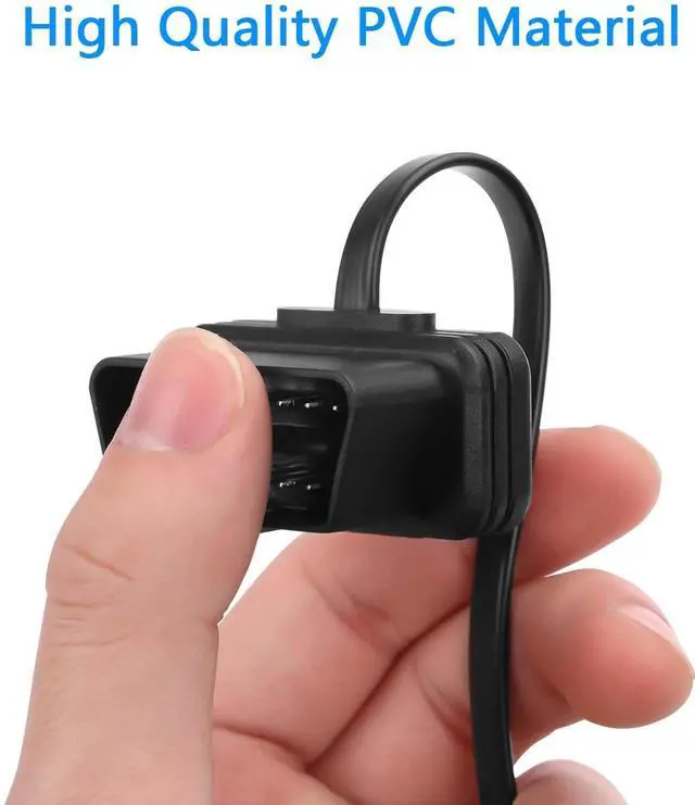 Alt view image 5 of 7 - OBD Power Cable Right Angle OBD2 to Type C Adapter 12V OBD II Male to 12V 3A USB Male Connector for Dash Camera Phone Car GPS DVR More 12V Devices- 1.5M/ 4.92FT