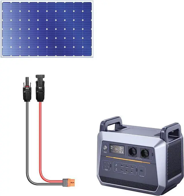 Alt view image 4 of 7 - 16.4FT/5M 12AWG Solar Panel Connector to XT60i Female Solar Panel Power Cable for Portable Power Station, RV, Lipo Battery