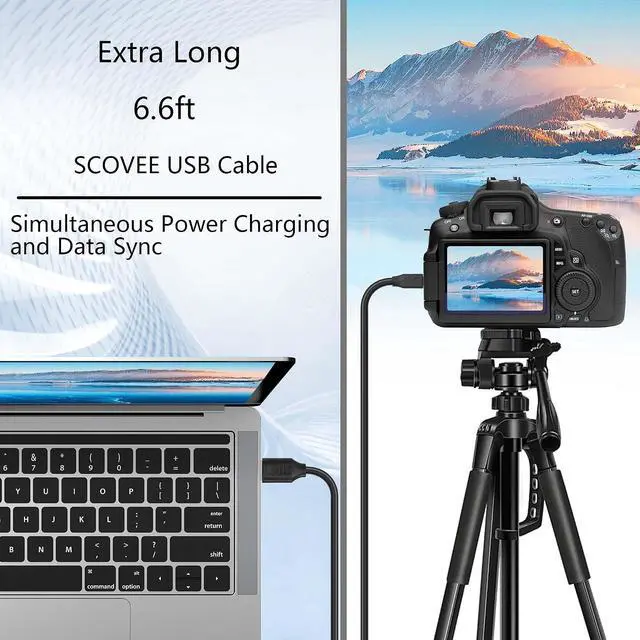 Alt view image 4 of 7 - USB-A to Mini USB Cable with On Off Switch Type A Male to Mini B Cable Data Charging Switch Cord for PC, Laptop, Car Dash Cam, Digital Camera (2m-(Straight Angle))