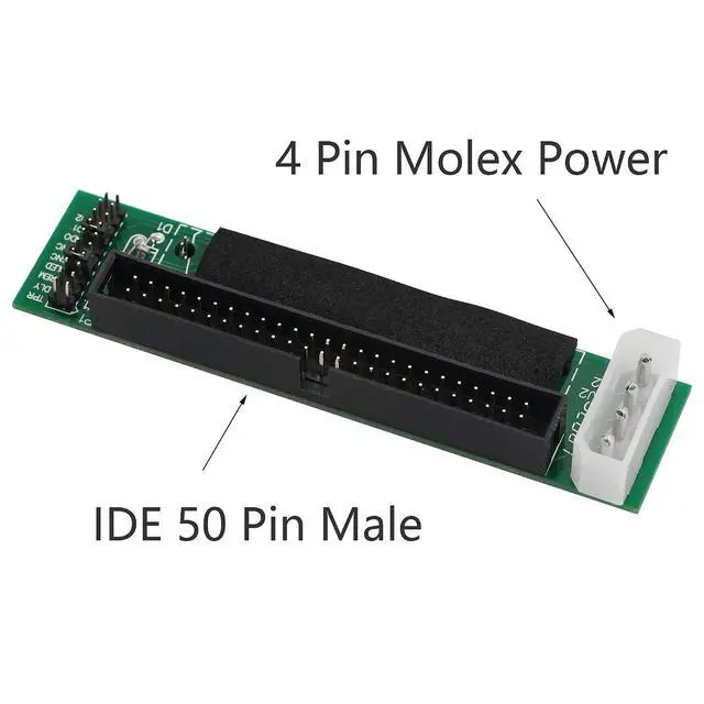 Alt view image 4 of 7 - SCSI SCA 80 Pin Female to IDE 50 Pin Male Adapter Converter for Hard Disk, Computer