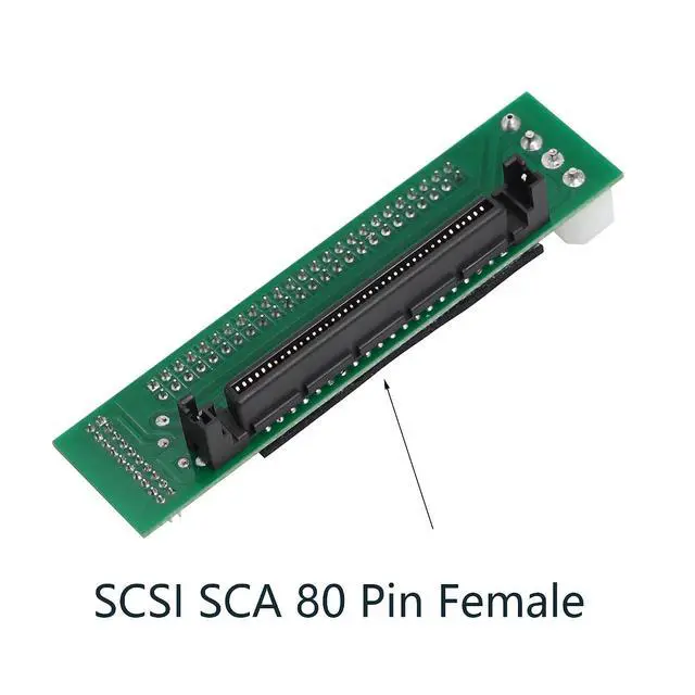 Alt view image 3 of 7 - SCSI SCA 80 Pin Female to IDE 50 Pin Male Adapter Converter for Hard Disk, Computer