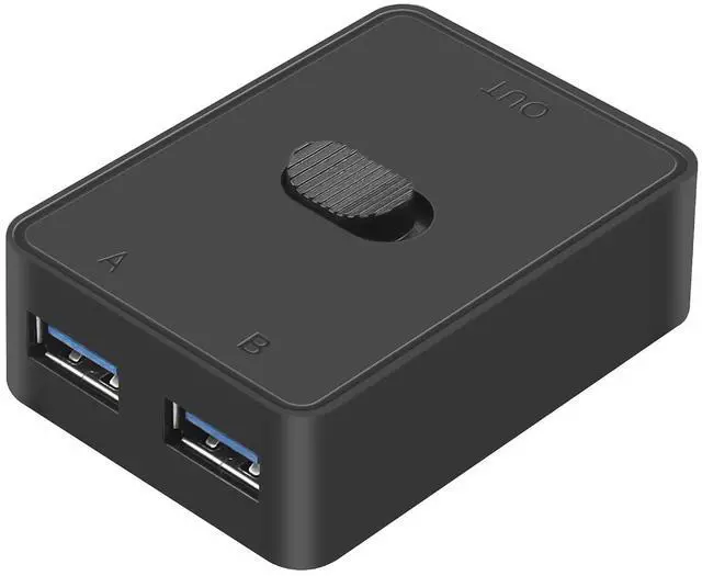 Main image of USB3.0 Switch Selector,USB KVM Switcher Adapter,Bi-Directional USB Sharing Switch 2 in 1 Out/ 1 in 2 Out,USB Switcher 2 Computers Share Keyboard Mouse Scanner Printer