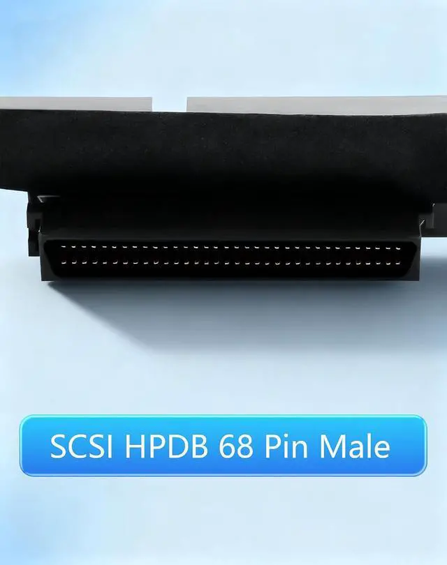 Alt view image 2 of 7 - SCSI HPDB 68 Pin Male to IDE 50 Pin Male Adapter for Disks, Tapes, CD-ROMs, Rewritable Optical Drives