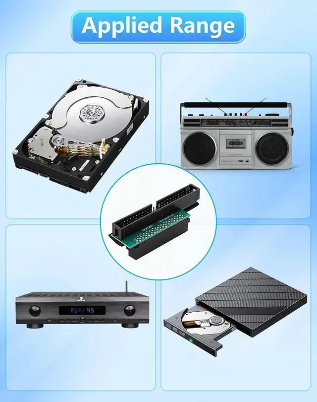 Alt view image 6 of 7 - SCSI HPDB 68 Pin Male to IDE 50 Pin Male Adapter for Disks, Tapes, CD-ROMs, Rewritable Optical Drives