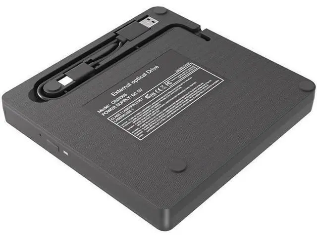 Alt view image 3 of 7 - External Blu Ray Drive, USB 3.0 and Type-C External Blu Ray Burner Portable Blu Ray DVD/CD/BD Player, 3D Optical Bluray CD DVD Drive Compatible with Windows XP/7/8/10/11 MacOS Laptop Desktop
