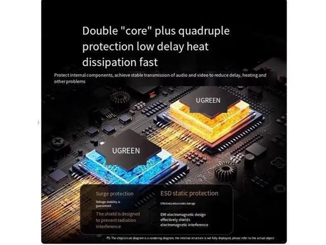 Alt view image 3 of 5 - ugreen 4K 60HZ screen projector Mobile phone and TV wireless hdmi connection transfer monitor computer projector transmission