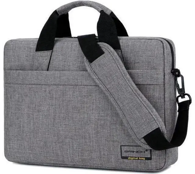Main image of 13.3 Inch Stylish Lightweight Business Laptop Shoulder Messenger Bag Briefcase Sleeve Case for 13-13.3 Inches Laptop/Notebook/MacBook/Ultrabook/Chromebook Computers Grey