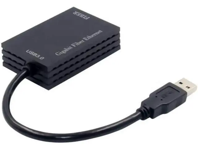 Alt view image 3 of 4 - USB 3.0 Gigabit Fiber Ethernet Adapter Network Card 1000M SFP 1Gpbs
