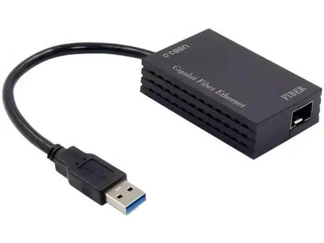Alt view image 4 of 4 - USB 3.0 Gigabit Fiber Ethernet Adapter Network Card 1000M SFP 1Gpbs