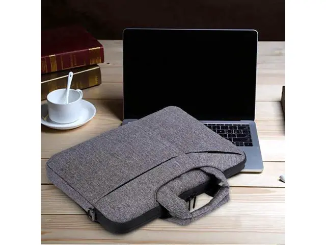 Alt view image 6 of 7 - Laptop Bag 15.6 Inch Water Resistant Briefcase Shoulder Messenger Bag Water Repellent Laptop Bag Satchel Tablet Bussiness Carrying Handbag Laptop Sleeve for Macbook Computer Notebook Women and Men