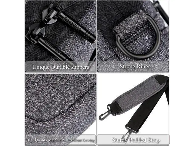 Alt view image 4 of 7 - Laptop Bag 15.6 Inch Water Resistant Briefcase Shoulder Messenger Bag Water Repellent Laptop Bag Satchel Tablet Bussiness Carrying Handbag Laptop Sleeve for Macbook Computer Notebook Women and Men