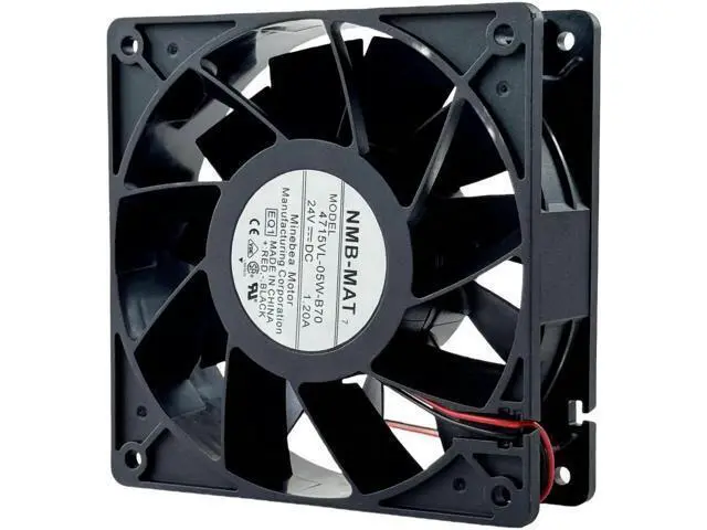 Alt view image 4 of 7 - NMB-MAT 4715VL-05W-B70 cooling fan, DC 24V 1.20A Inverter Cooling Fan, 2-Wire Cooling Fan,120X120X38mm