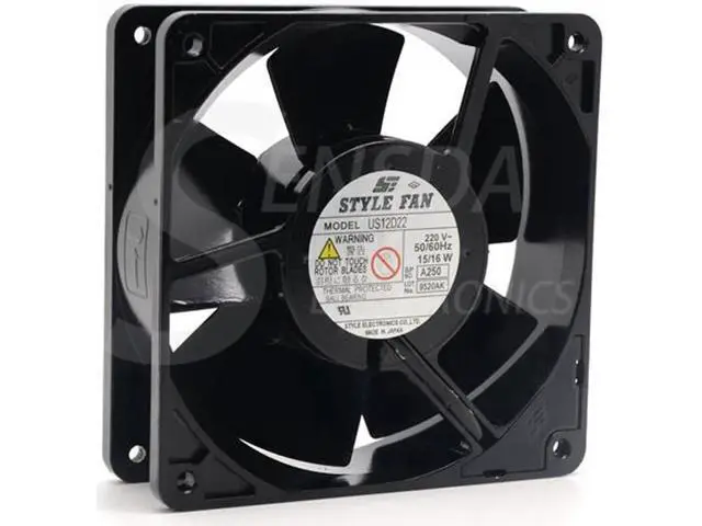 Alt view image 6 of 7 - 12CM STYLE Fan 12038 US12D22 220V 15/16W full metal axial server Inverter PLC AC Cooling Fan high quality