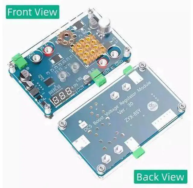 Main image of DC5-32V to 5-45V 3A Wide voltage DC power supply regulator with voltage display and touch switch
