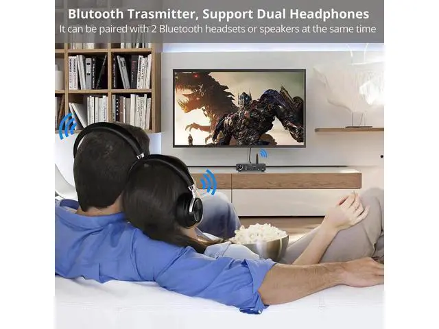 Alt view image 6 of 6 - 192KHz DAC Digital to Analog Audio Converter Bluetooth5.0 Transmitter Receiver with aptX HD aptx Low Latency Wireless Audio Adapter