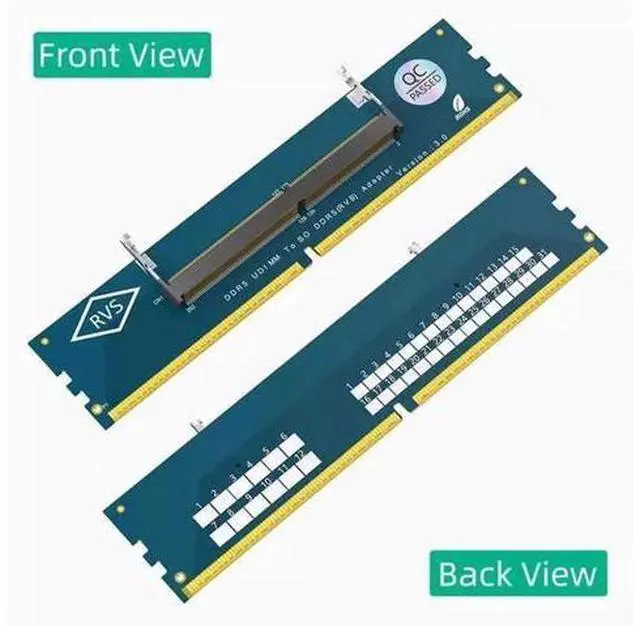 Main image of DDR5 notebook memory slot to DDR5 desktop adapter card SO DDR5 to DDR5 HF version