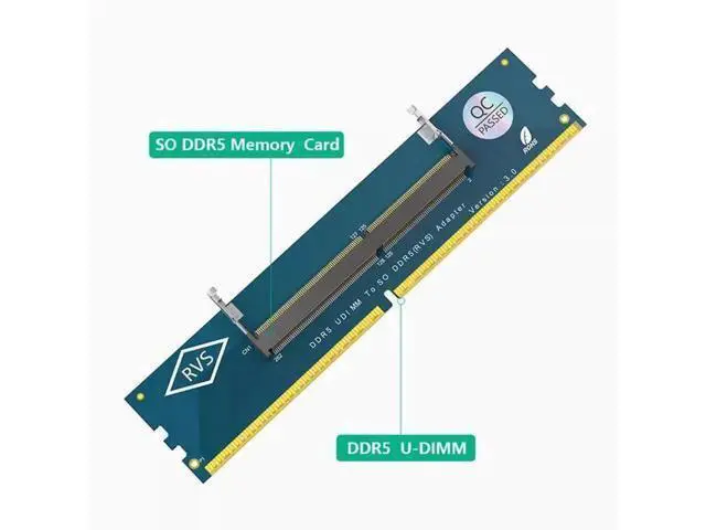 Alt view image 3 of 4 - DDR5 notebook memory slot to DDR5 desktop adapter card SO DDR5 to DDR5 HF version
